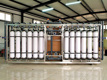 วาล์วผีเสื้อ / บอลวาล์ว Ultrafiltration Membrane System, 100 T / H เครื่องกรองอัลฟ่า