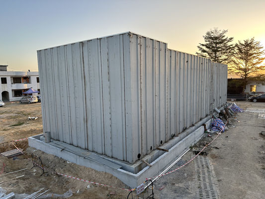 ระบบบำบัดน้ำดื่มเพื่ออุตสาหกรรมสำหรับน้ำประปาในชนบท พร้อมปั๊มน้ำ CNP หรือ Groundfos