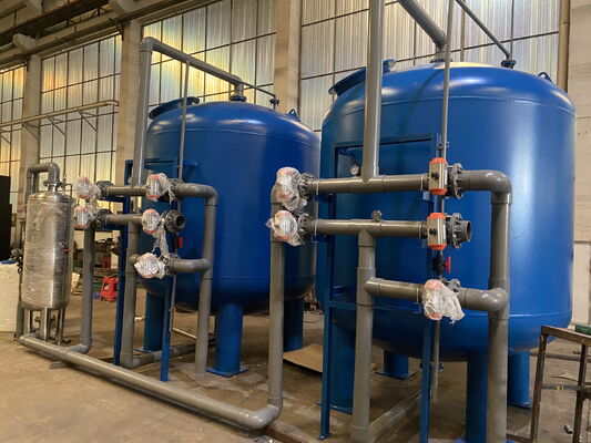 อุปกรณ์เสริมการบำบัดน้ำด้วยทรายควอตซ์, ตัวเรือนกรองสแตนเลสสตีลแรงดัน 0.05Mpa - 0.07MPA