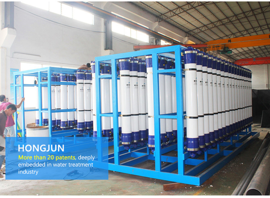 อัลคาไลน์ Ultrafiltration น้ำฝน Desalination Purification Plant Ultra Filtration Filter System