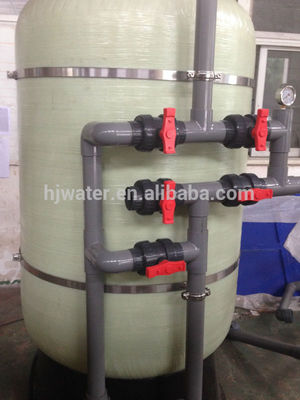 น้ําอ่อนน้ํา ถังสับ / แฟลเตอร์ทราย frp ถังภาชนะความดัน HJ-DERR29