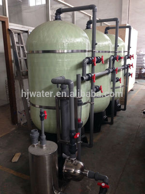 น้ําอ่อนน้ํา ถังสับ / แฟลเตอร์ทราย frp ถังภาชนะความดัน HJ-DERR29